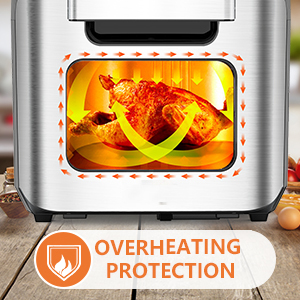 15L 24L 12L Digital Air Fryer Toaster Oven Electric Deep