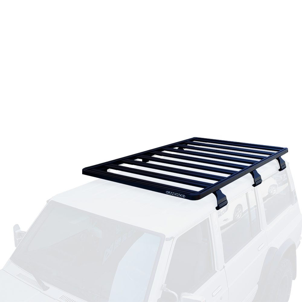 Roof Mount Universal Roof Rack for Toyota Y60 Aluminum Alloy Black Powder Coated