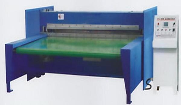 Custom Feeding Mode Leather Cutting Press Machine , Hydraulic Cutting Press
