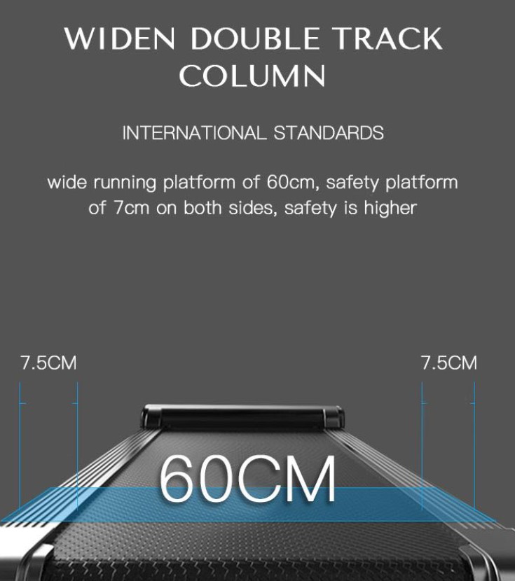 Walking Pad Treadmill Machine Heavy Duty Cardio Training 3.0HP Gym Equipment