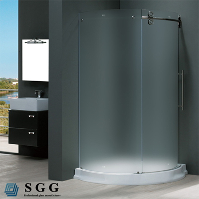 Frosted shower screen Glass