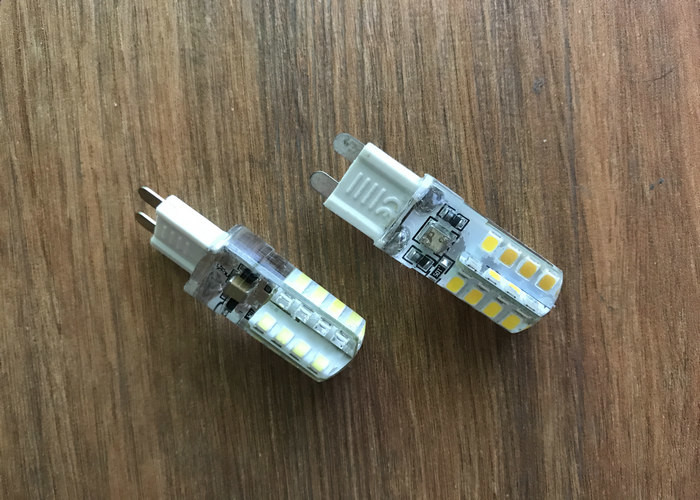 Ac 110v G9 Capsule Light Bulbs Ceramic Filament With Good Vibration Resistance