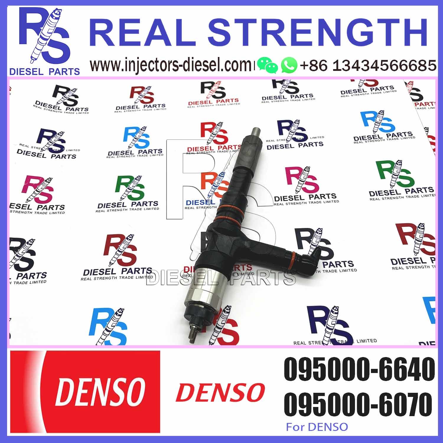 Common Rail injector 095000-6640 fuel 6251-11-3200 in stock for SAA6D125