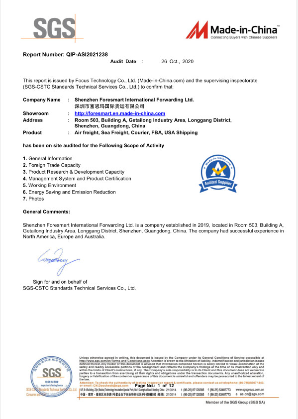 SGS DDP Freight Forwarder China To Europe Austria
