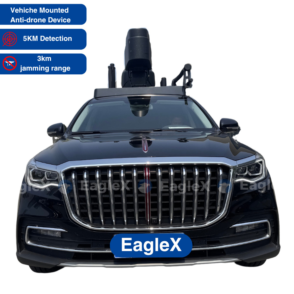 Car Use For Drone Detection And Jamming System For Airspace Security Anti Drone Jammer