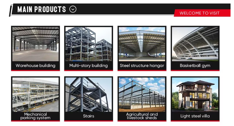 Low Cost Fabricated Customized Steel Structure Workshop Factory Plant