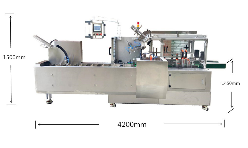 Buckle Bottom Solid Automatic Box Packing Machine Forming Packer For Daily Products