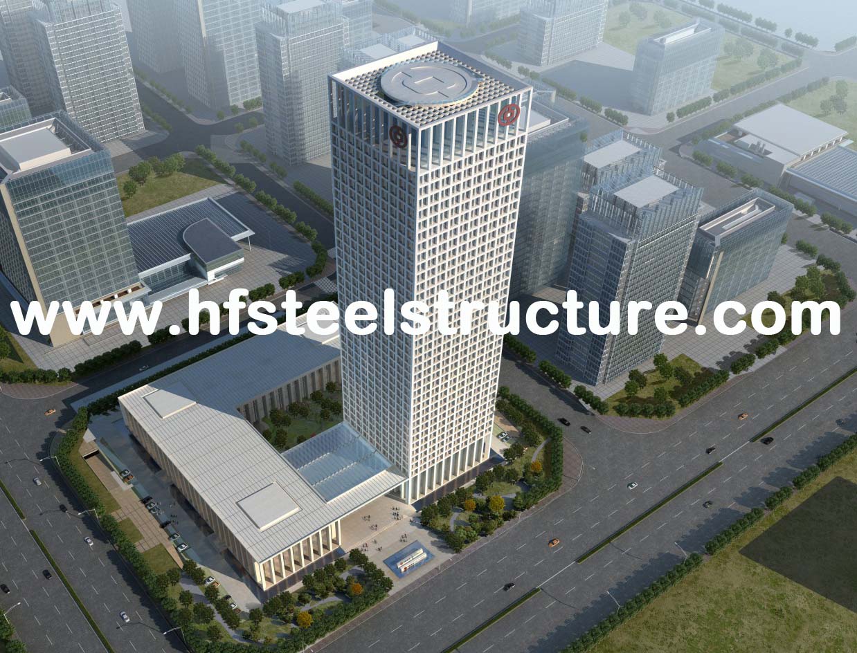 Framing System And Prefabricated Office Multi-Storey Steel Building For Mall, Hotel