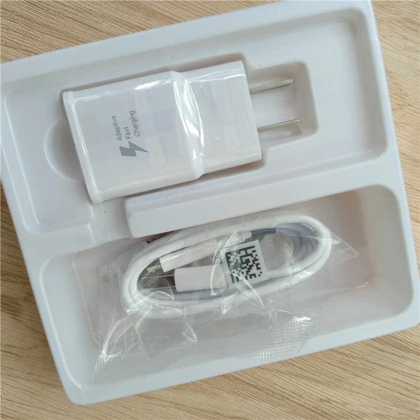 Galaxy S6 Micro Usb Phone Wall Charger EU US Plug 9V 1.67A With 1.2m Cable