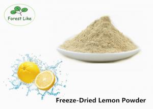 Buy cheap No Additive Freeze Dried Lemon Powder / Freeze Dried Fruit Juice Powder product