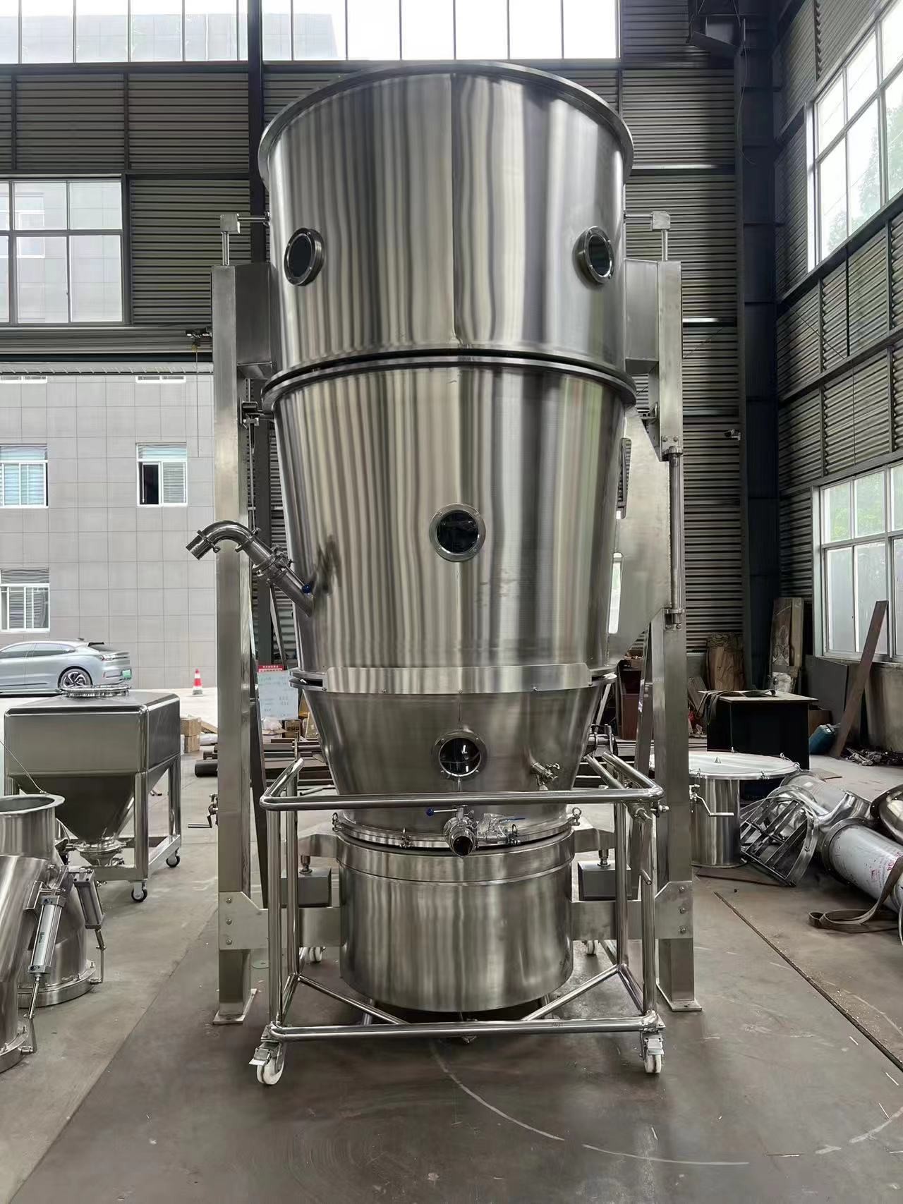 11kw Fan Power Fluidized Bed Dryer for High Yield 99 and 99% Yield