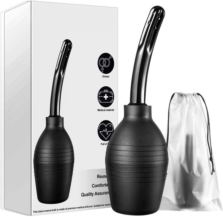 Silicone Enema Bulb Anal Clean Douche Vaginal Washing Enemator For Adult Use With Good Quality