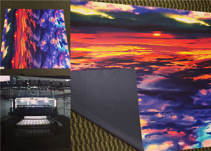 Desert Floral Recycled Lycra Fabric With Sublimated Transfer Printing