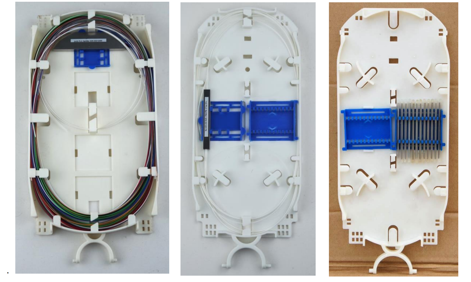 Max 288 Cores Fiber Optic Splice Closure Dome for 1 Input 8 Output FTTH Junction