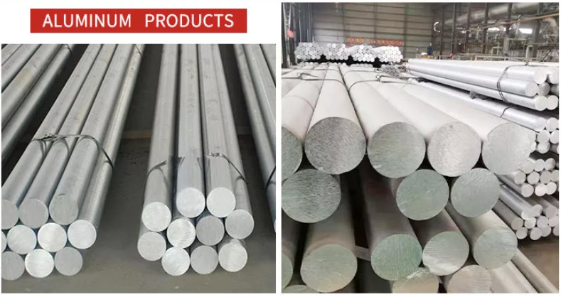 TISCO 7075 T6 6063 T5 Round Solid Aluminium Bar ASTM B209 JIS H4000