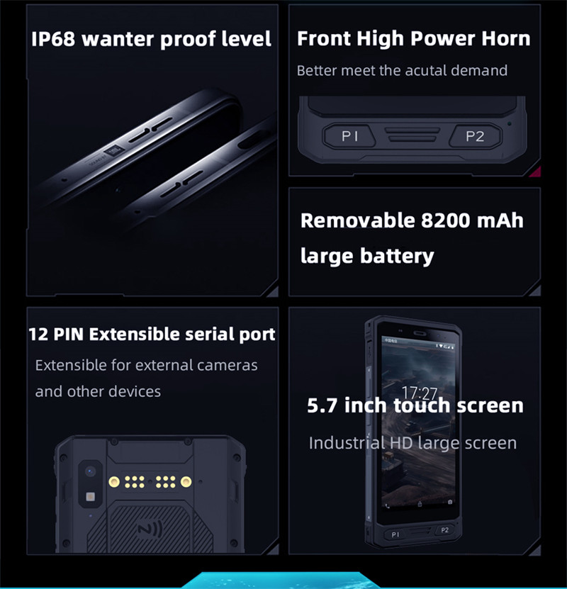 Explosion Proof Android Mobile Phone with Gorilla Glass Rugged Protection