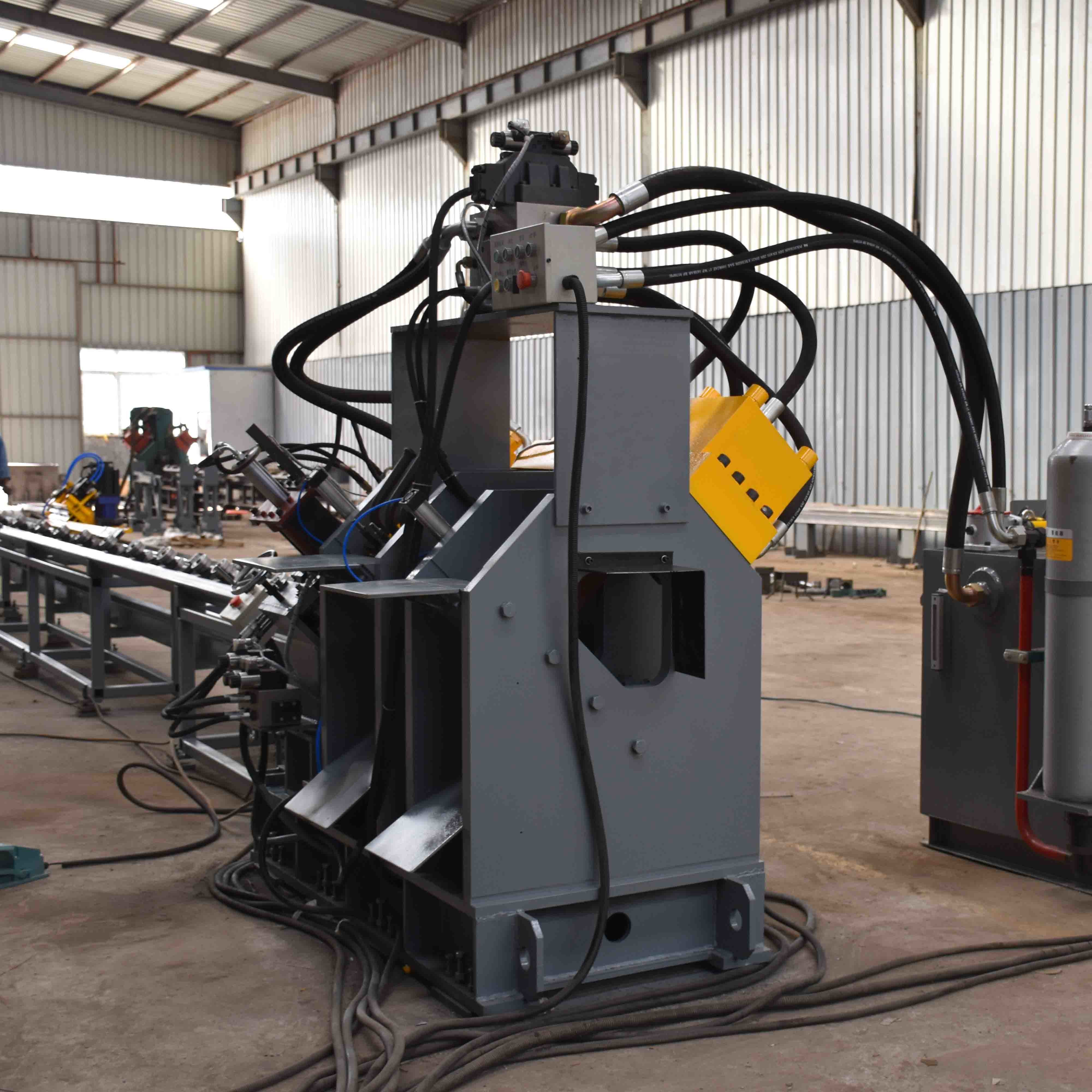 Punching Marking And Cutting CNC Angle Line Machine For Flat Steel And Channel Steel