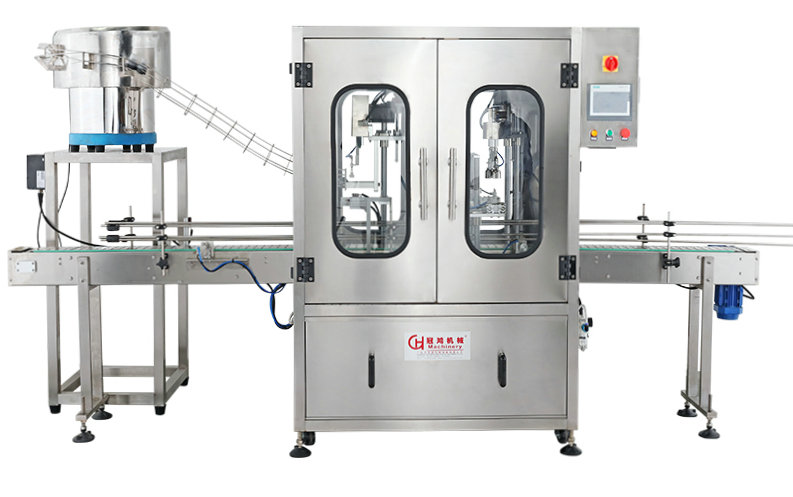 Fully Automatic Multi-Type Capping and Screwing Machine with Adjustable Torque Size