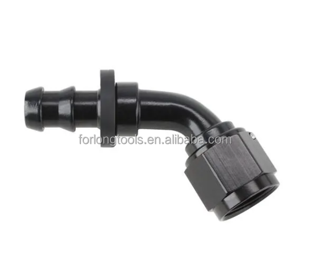 Customized Support Round Head Code Black Aluminum Push-On Hose End Fitting Kit AN6 9PCS Female Connection and Durable