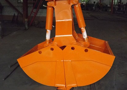 manual Clam Shell Bucket Rotating Excavator Grab Bucket For DH230 DH120