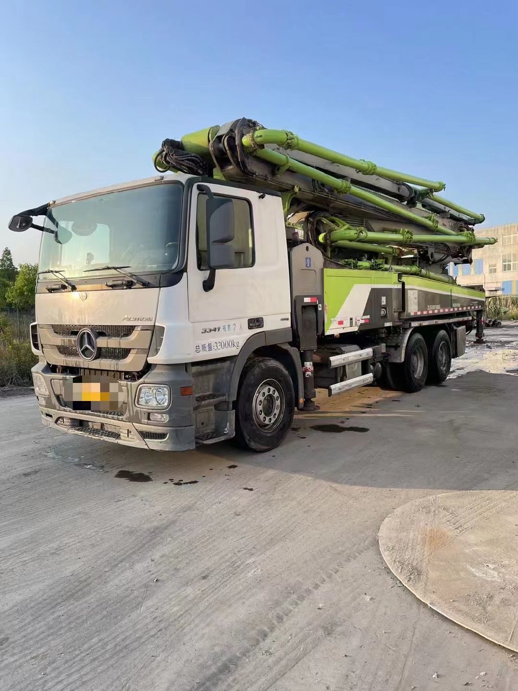Concrete Pump Machine Zoomlion 49 Meter Used Concrete Mixer Machine
