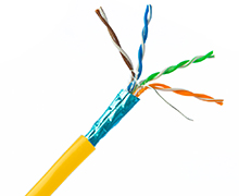 Cat 6  SFTP LSZH cable Category 6 SF/UTP 4X2X23 AWG Low somke zore halogen free cable
