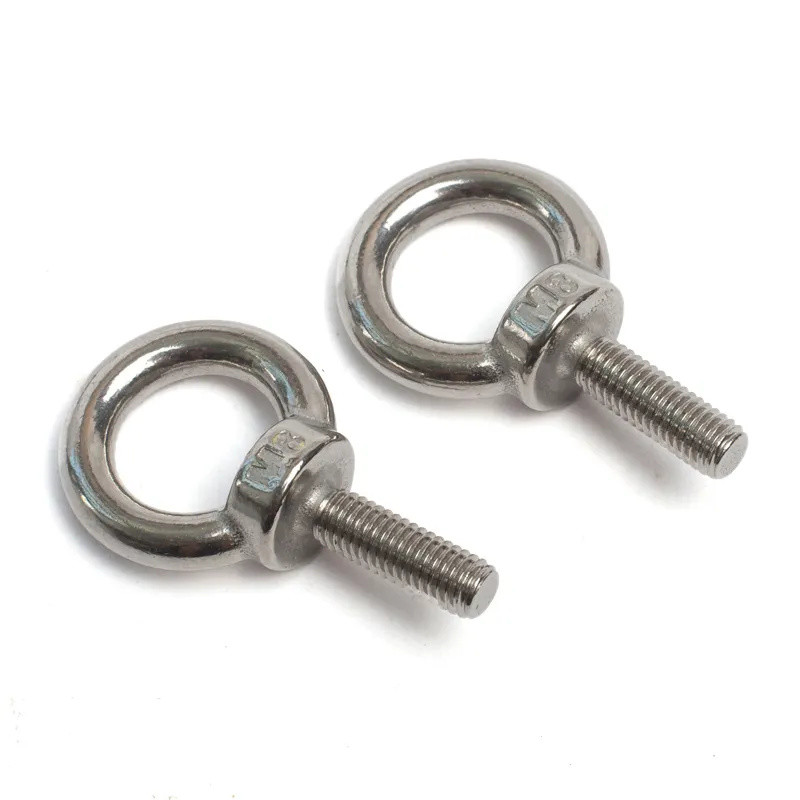 Light Weight Round Eyelet Bolts Nuts for Secure Fastening Right Hand Thread Direction