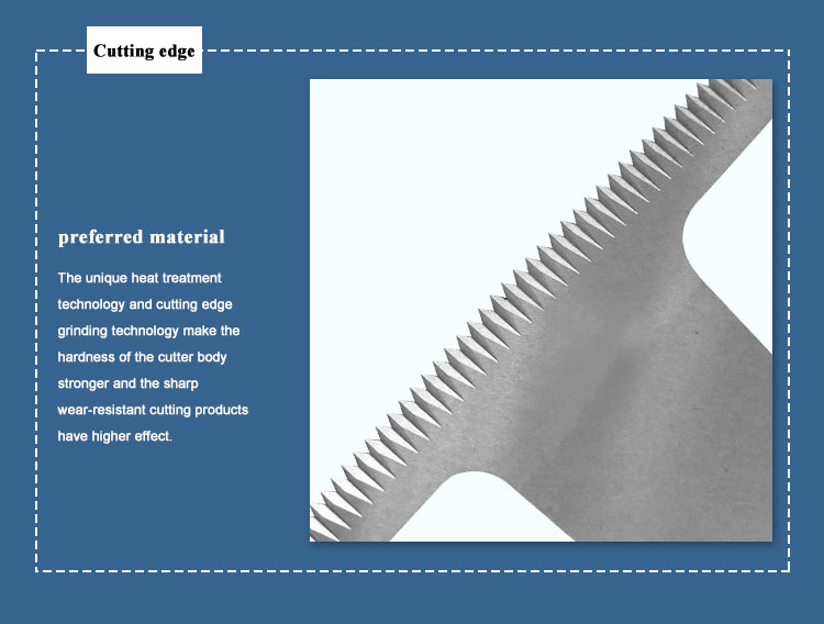 HSS Plastic Film Bag Saw Cutting Blade , Packaging Machine Blades Size Cutomized