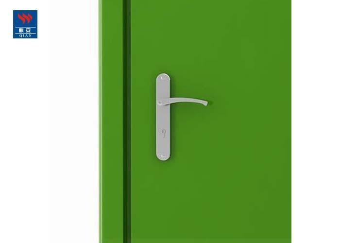 60 Min Hospital Fire Rated Laminated Glass Wood Door With Frame