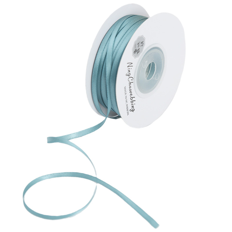 3mm Polyester Satin Ribbon Double Face High Density Satin Finish Poly Ribbon