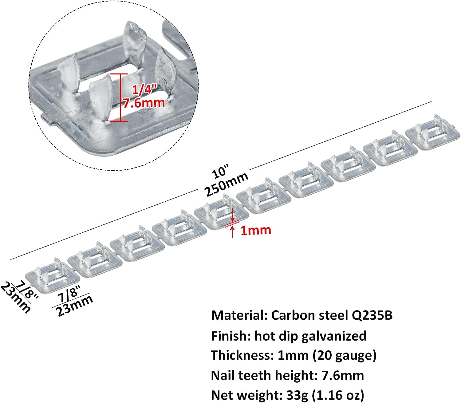 1.2mm Thickness Galvanized Steel Joist Hangers for Roofing Trusses and Wood Connector