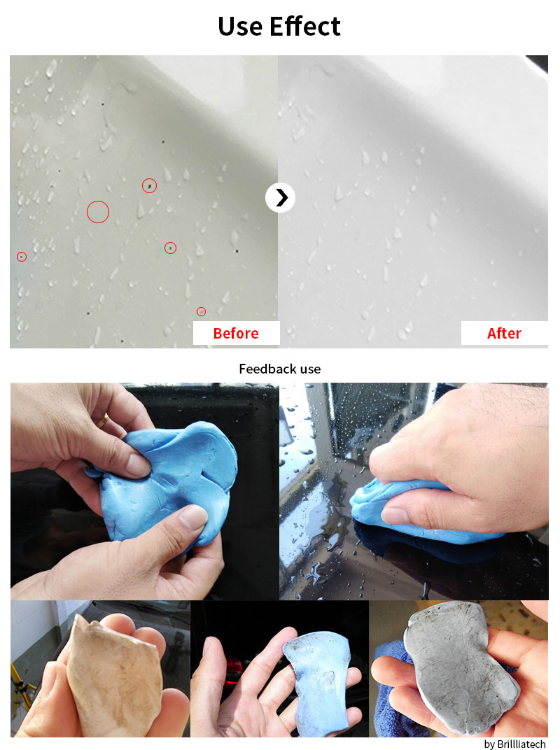 180g 120g Clay Bar Kit Remove Stubborn Stains For Car Paints And Car Washing
