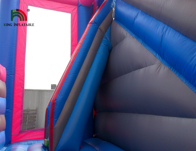 Pink Spongebob House Inflatable Jumping Castle With Square Pants And Side