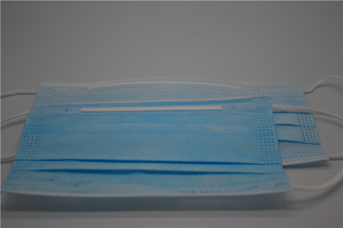 Blue Protective Polypropylene Disposable Earloop Face Mask