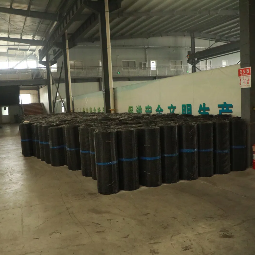 Composite Biaxial Fiberglass Geogrid with Nonwoven Geotextile for Soil Reinfocement/Road Construction Material Geocomposite Geogrid