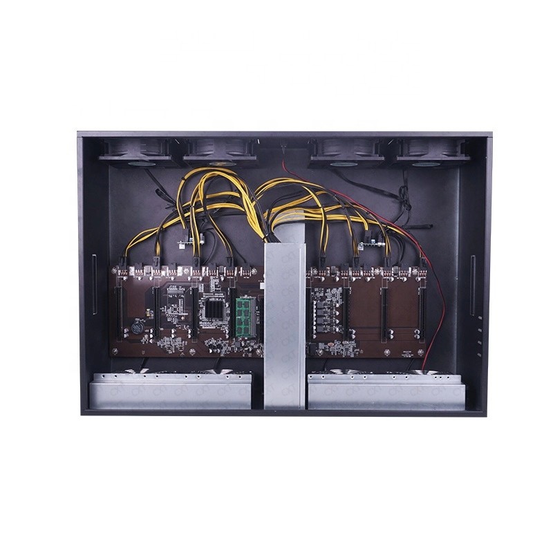 68mm Slots Crypto Mining Frame 4 Fans Support For ETH / ZEC