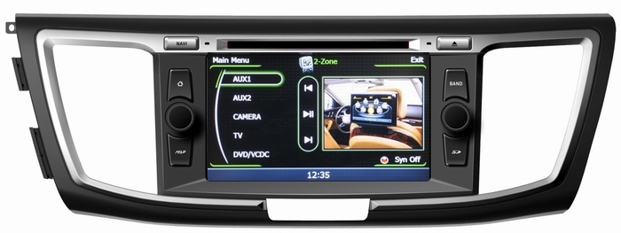 Ouchuangbo Multimedia Car Stereo DVD Monitor for Honda Accord 2013 with 3D GPS navigation OCB-262