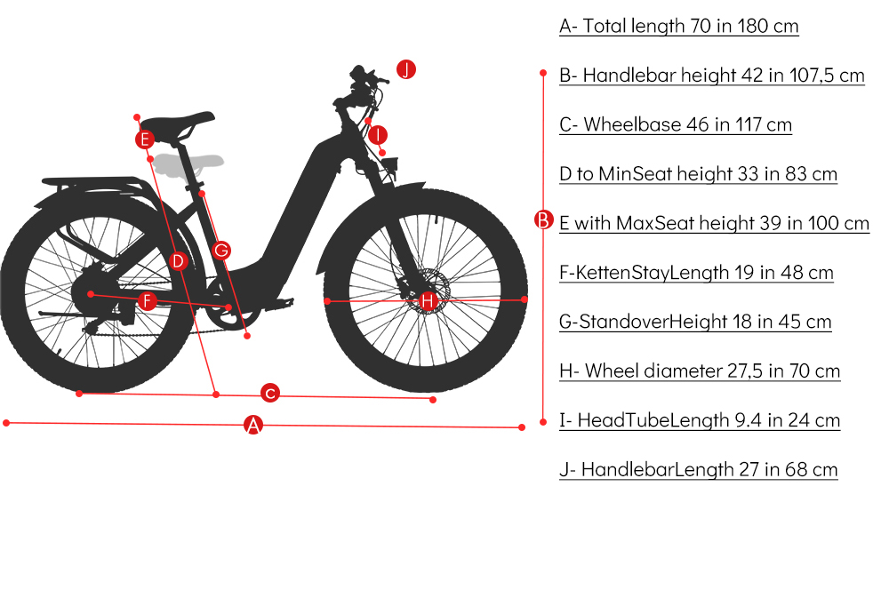 White 26 inch Electric Fat Tire Bike 7 Speed 48V 500W 17.5Ah Lithium Battery