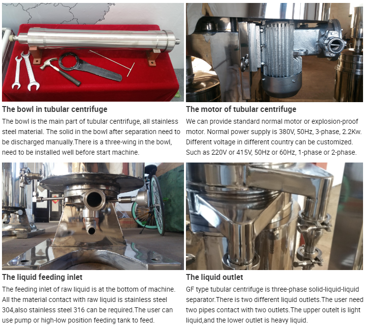 Auto water ethanol centrifuge oil extractor
