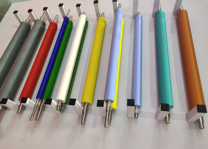 PU Rubber Roller EPDM NBR Silicone CR For Printing Coating Textile