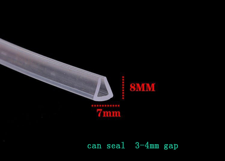 Transparent Car Door Edge Clear U Shape Glass Edge Trim Protector for Welding Service