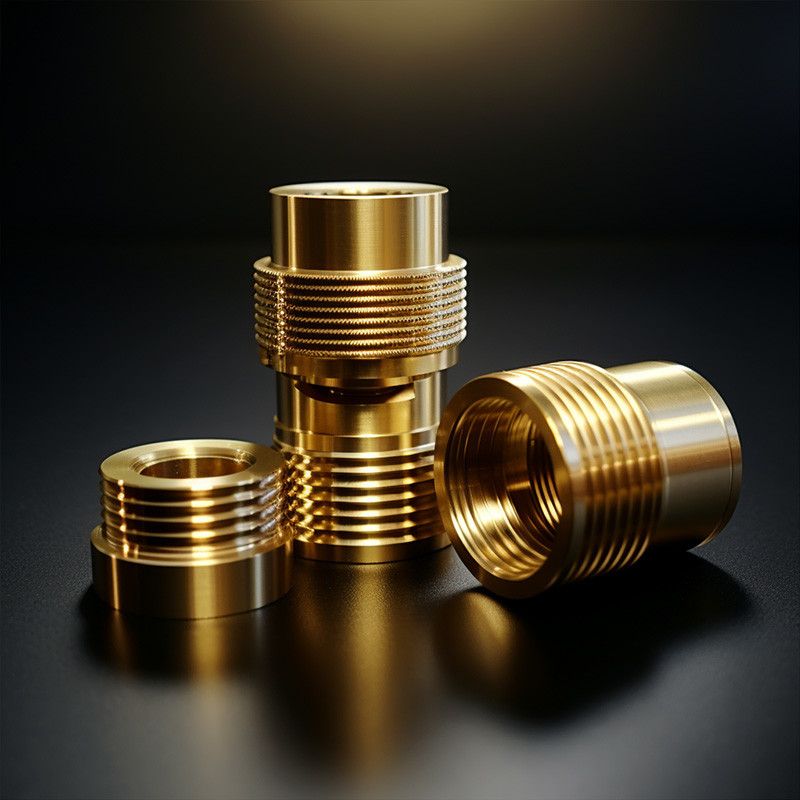 High Precision Small Parts Turning Brass Turned Components CNC Precision Machining Service