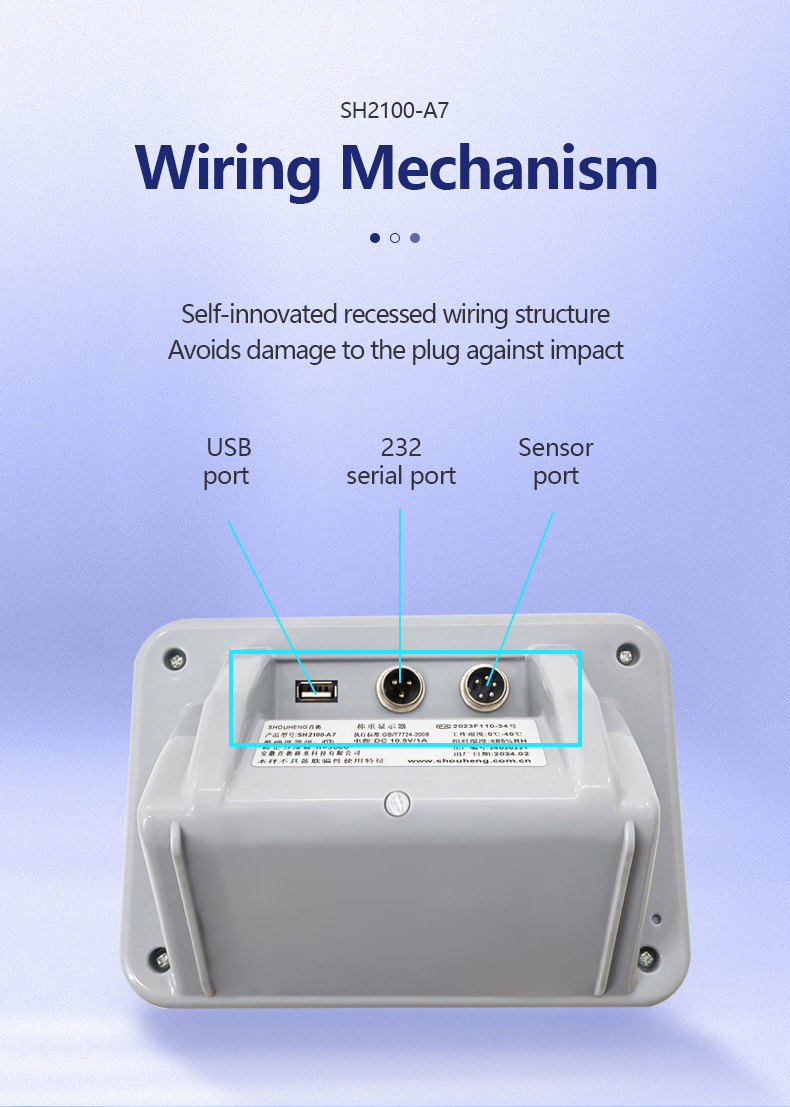 130mm*138mm*200mm SOHE A7 Meter Weighing Indicator Sensor Display Instrument with 1