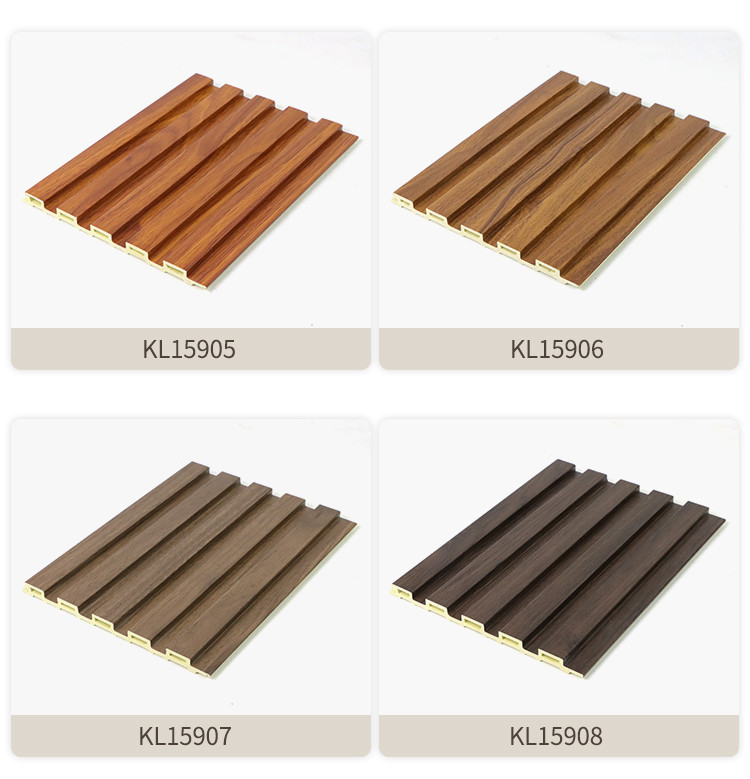 Environmental Friendly Interior WPC Wall Panel 159MM*10MM Quick Installation