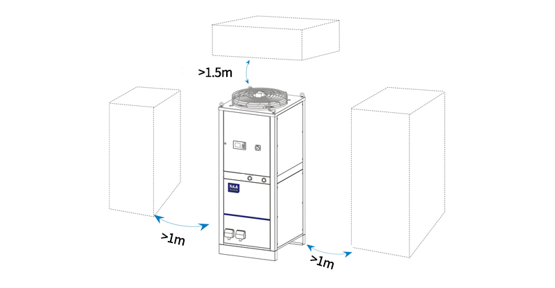 8KW Industrial Laser Cooling Machine Water Chiller For Laser Machine