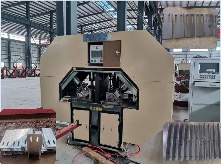 20mm Thick Flat Steel Automatic Hydraulic Punching And Shearing Machine