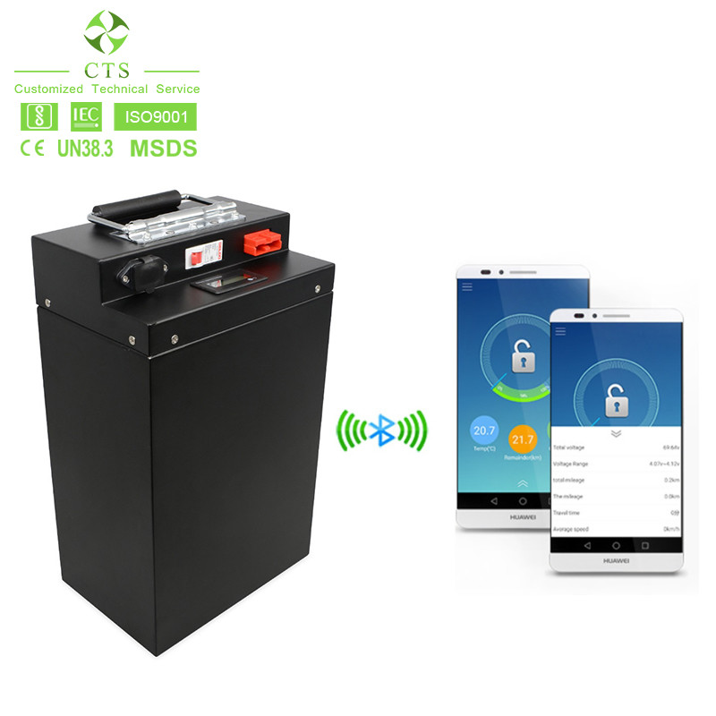 CTS Lithium Battery Pack with BMS 36V/48V/72V 40Ah/50Ah/60Ah for Motorcycles & Electric Scooters