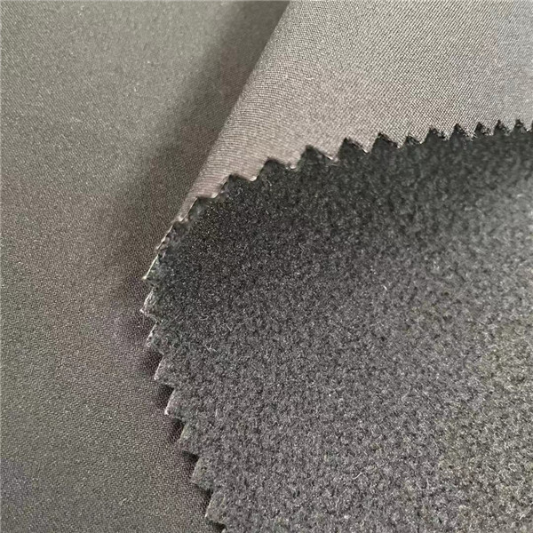 Softshell Jacket Polyester Bonded Fabric 75DX75D 280gsm 150cm Waterproof Breathable Fabric