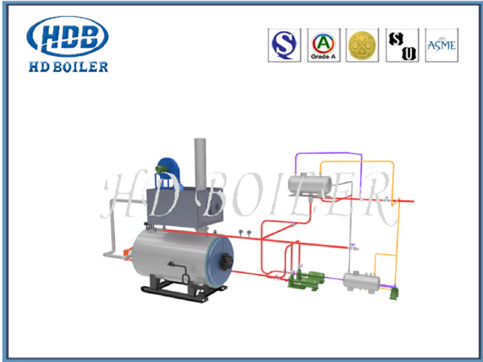 Alloy Painted ISO9001 HRSG Heat Recovery Steam Generator For Power Station