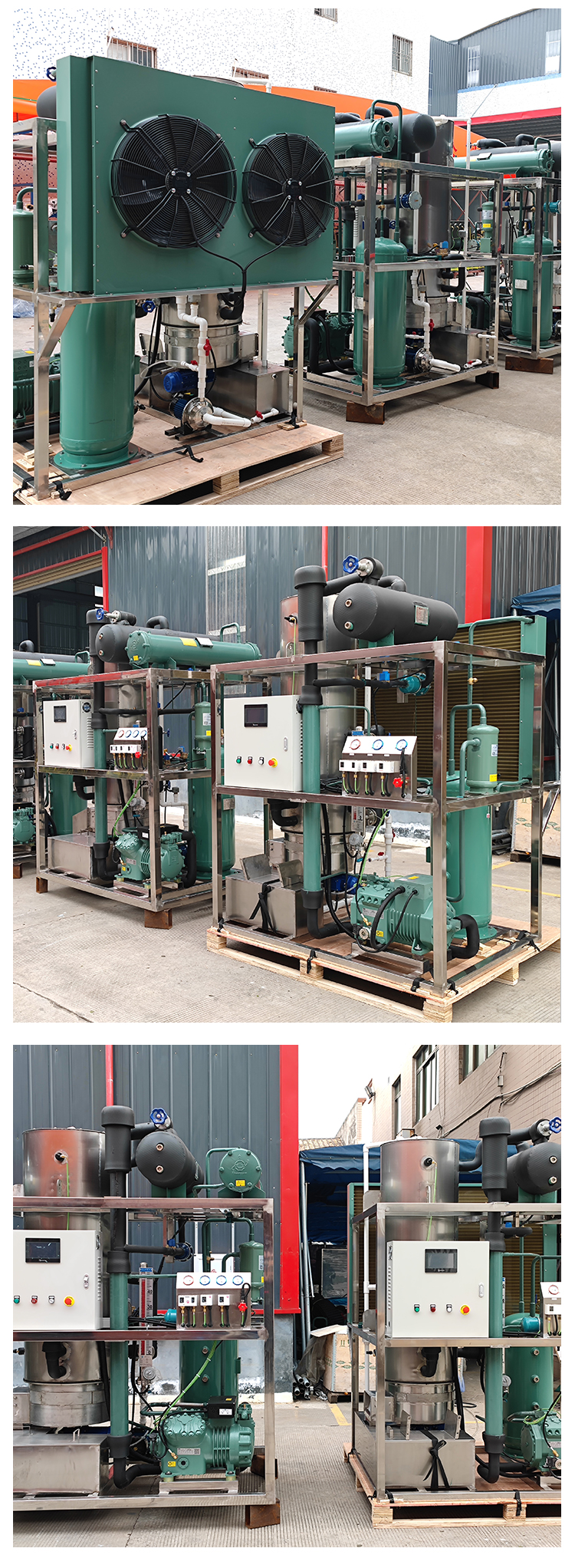 3000KG Ice Storage Capacity Customization Industrial Ice Block Making Machine for Cooling